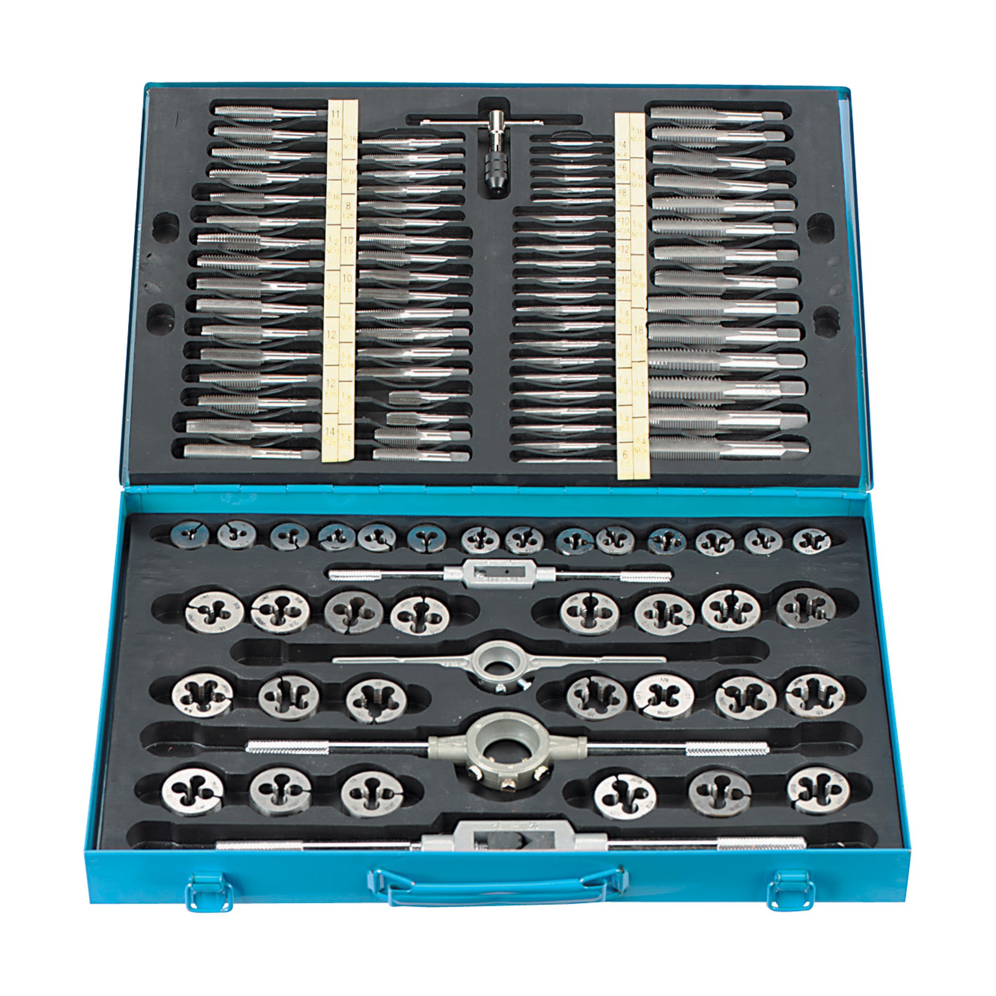Tungsten Tap and Die — 110-Pc. SAE/Metric Set